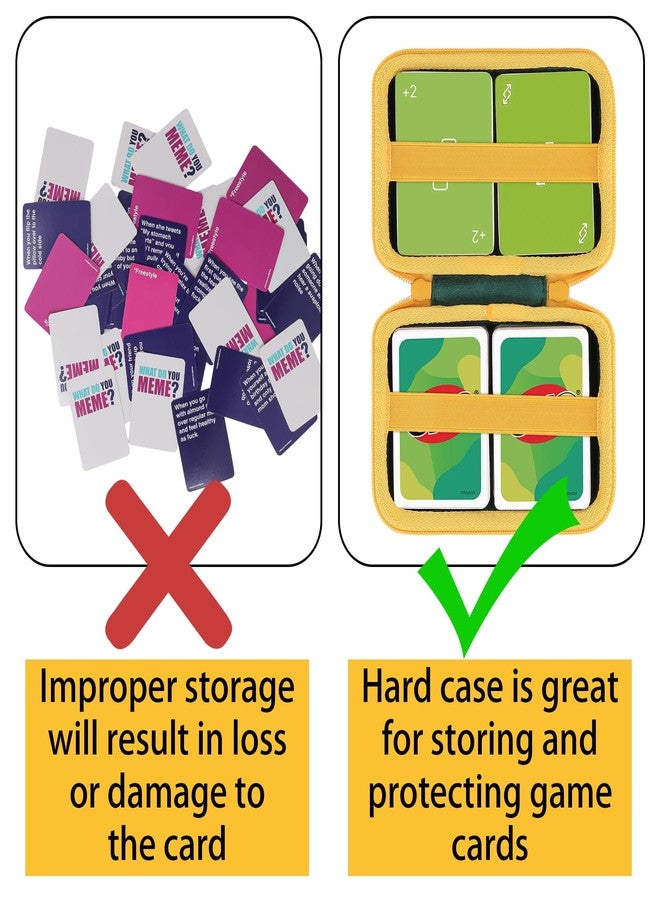 Aenllosi Storgae Card Case for UNO Card Game,Hard Case Capacity Max for 300 Cards(Case Only,Deep Green) - Image 3